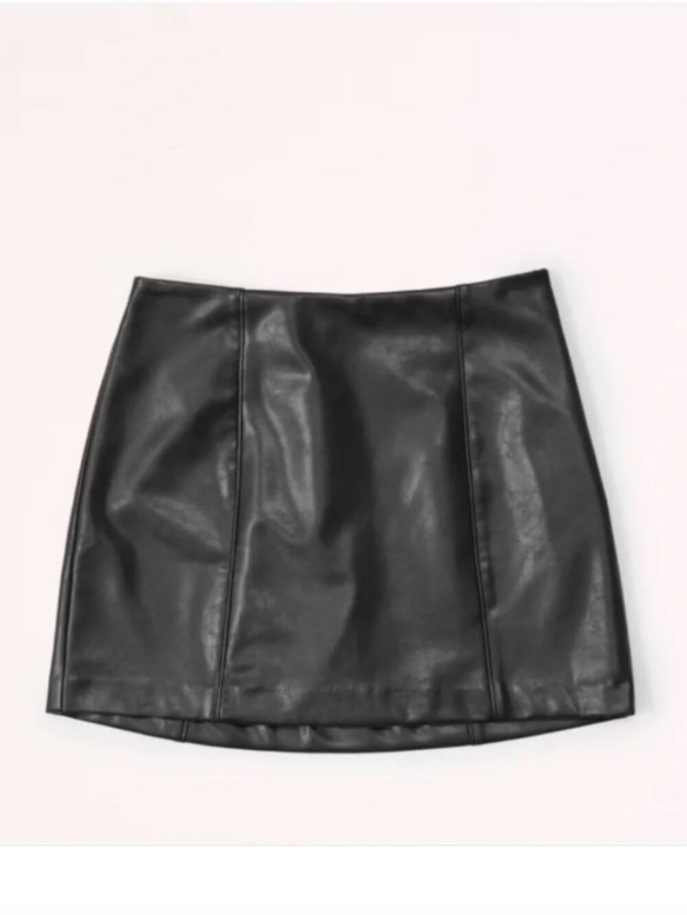 Abercrombie Faux Leather Mini Skort (S)